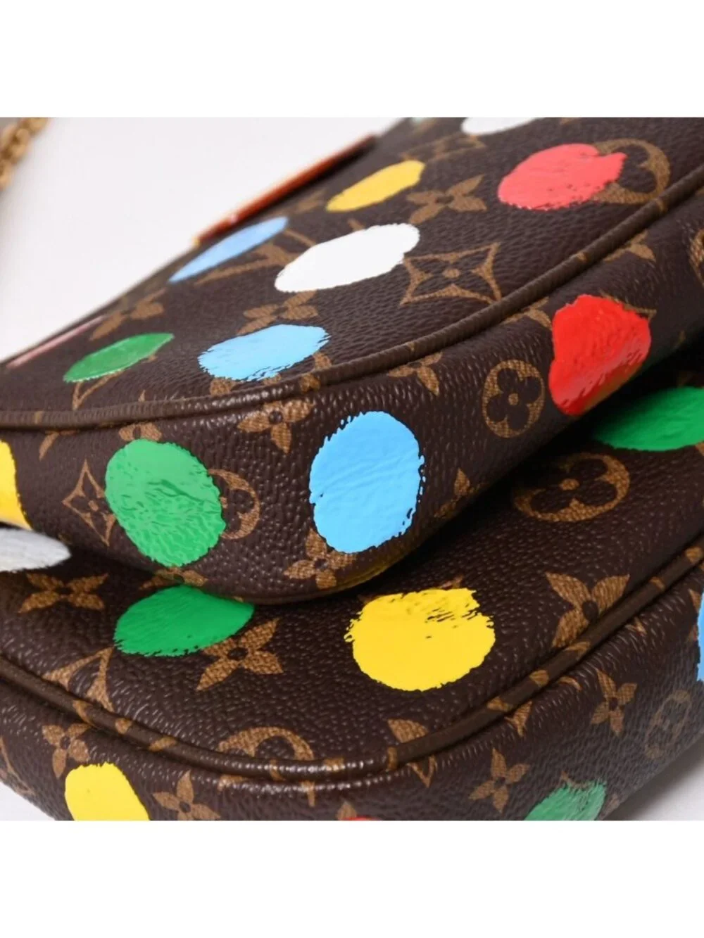 Louis Vuitton Yayoi Kusama Multi Pochette Accessoires Monogram Canvas Multicolor